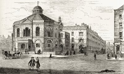 De Surrey Chapel, Blackfriars Road, Southwark, uit 